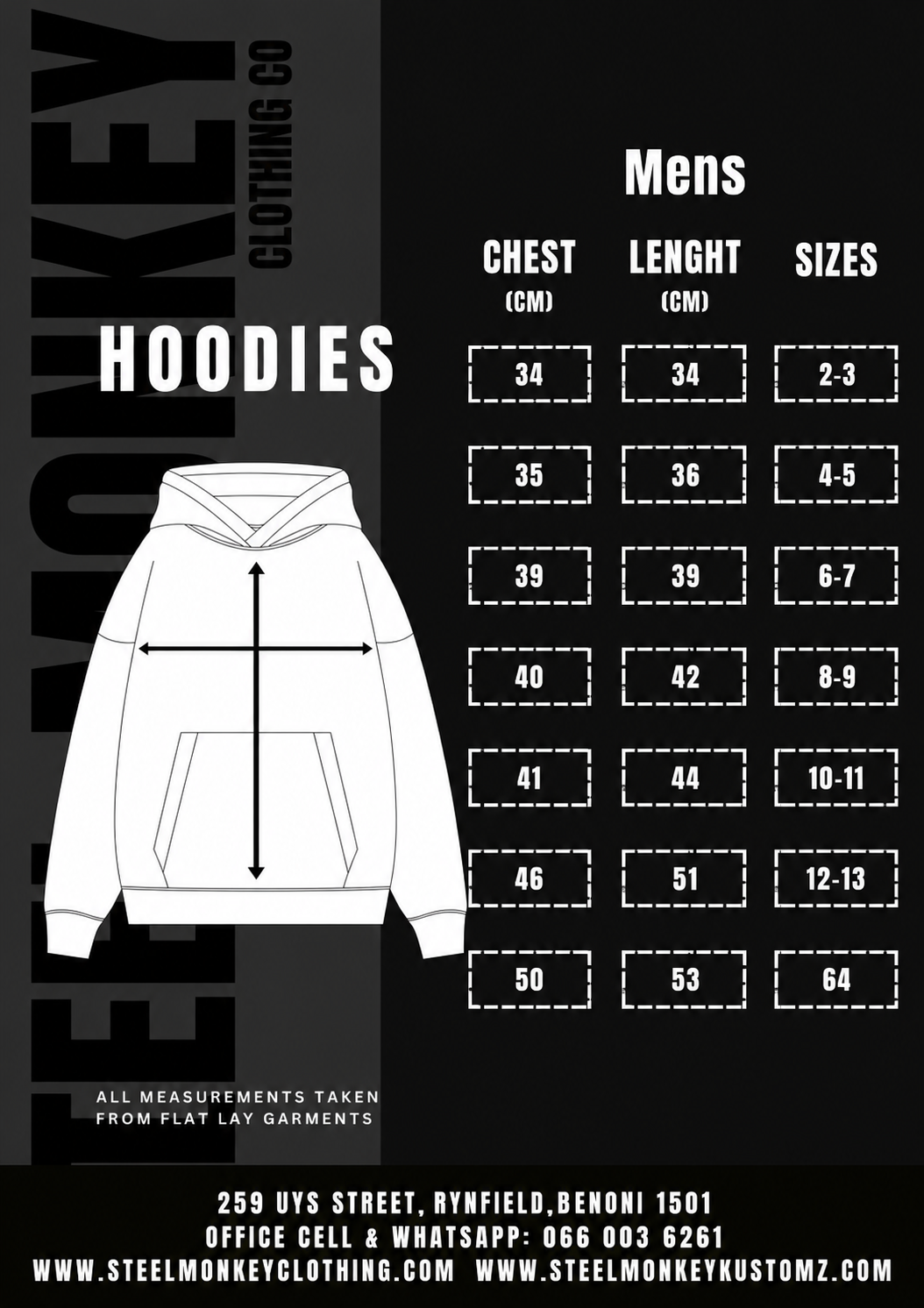 Steel Monkey - Men's Alpine Hoodie — White