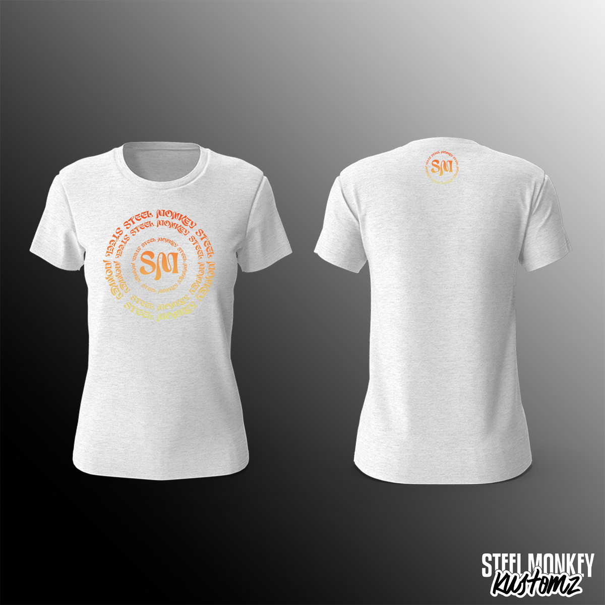 Ladies T-Shirt - White - Mandela SM – Steel Monkey Clothing