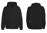 Ladies Blank Hoodie - Black Fleece