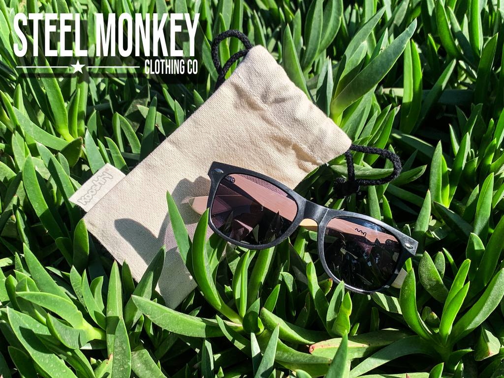 Bamboo Steel Monkey Sunglasses