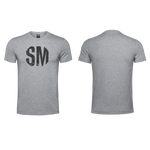 Ladies T-Shirt - Grey - Big - Black SM - Grunge