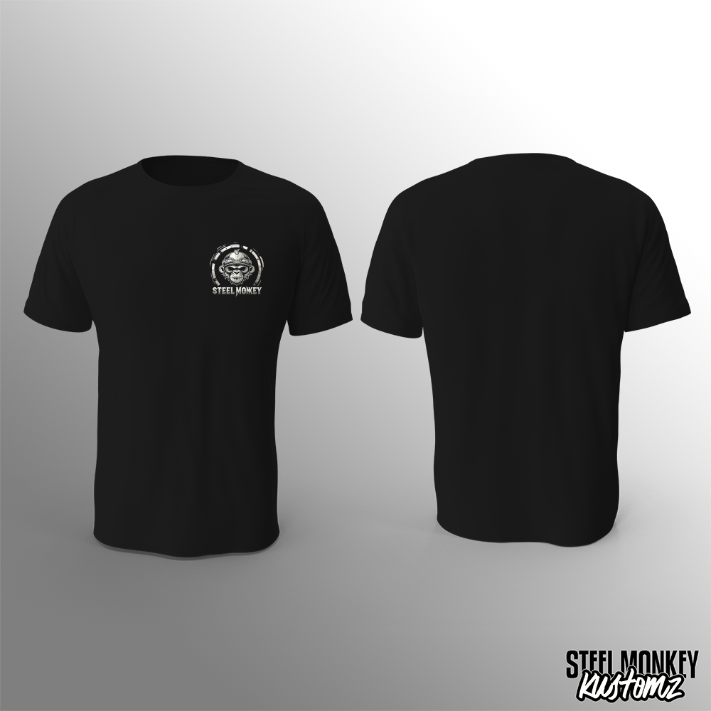 Metal Monkey - Black - T-Shirt - Pocket