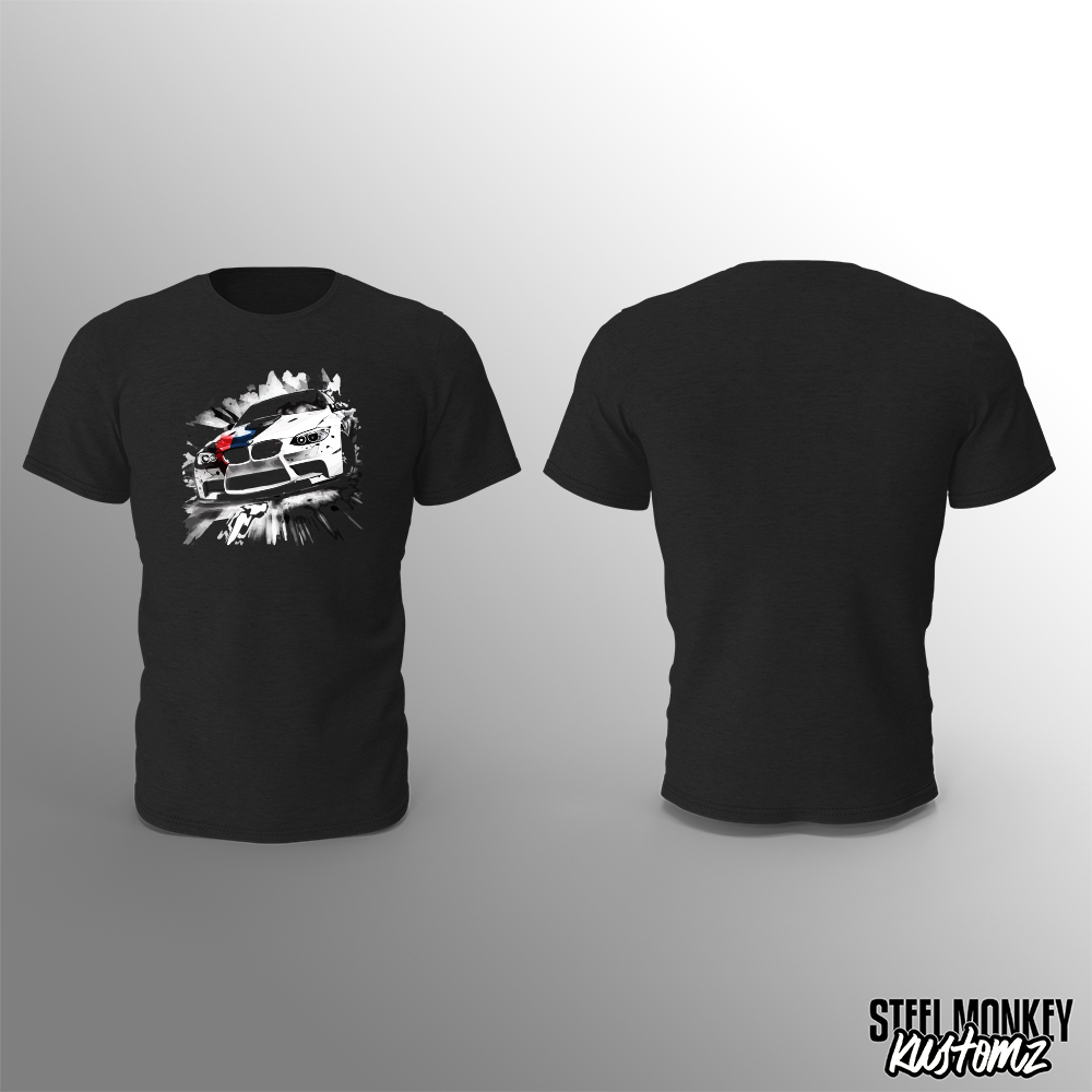 BMW Splash - Black - T-Shirt - Chest