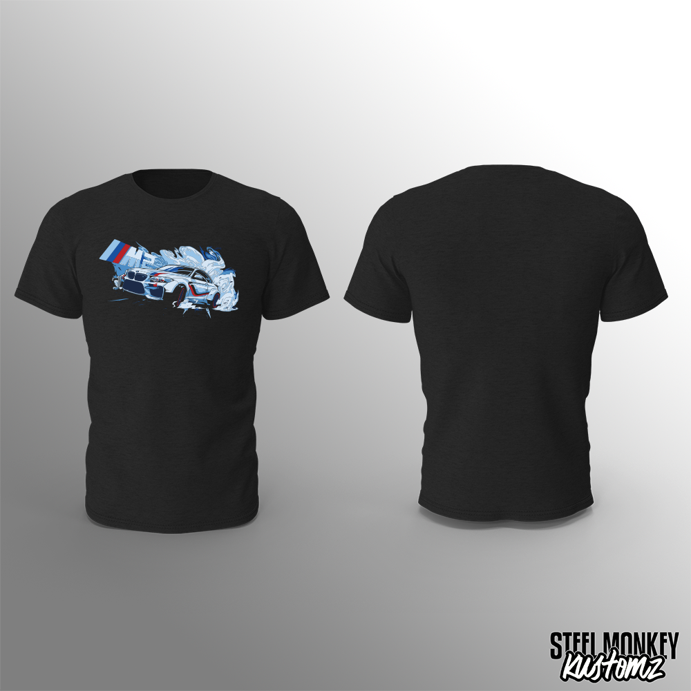 BMW M2 Smoke - Black - T-Shirt - Chest