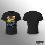 Classic Muscle Yellow - Black - T-Shirt - Chest