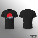 GTR Red Moon - Black - T-Shirt - Chest