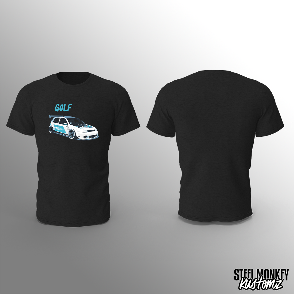 Golf - Black - T-Shirt - Chest