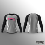 Unisex Long Sleeve - Black & Grey - Pink & Black