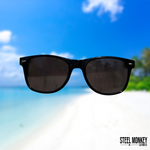 Black Steel Monkey Sunglasses