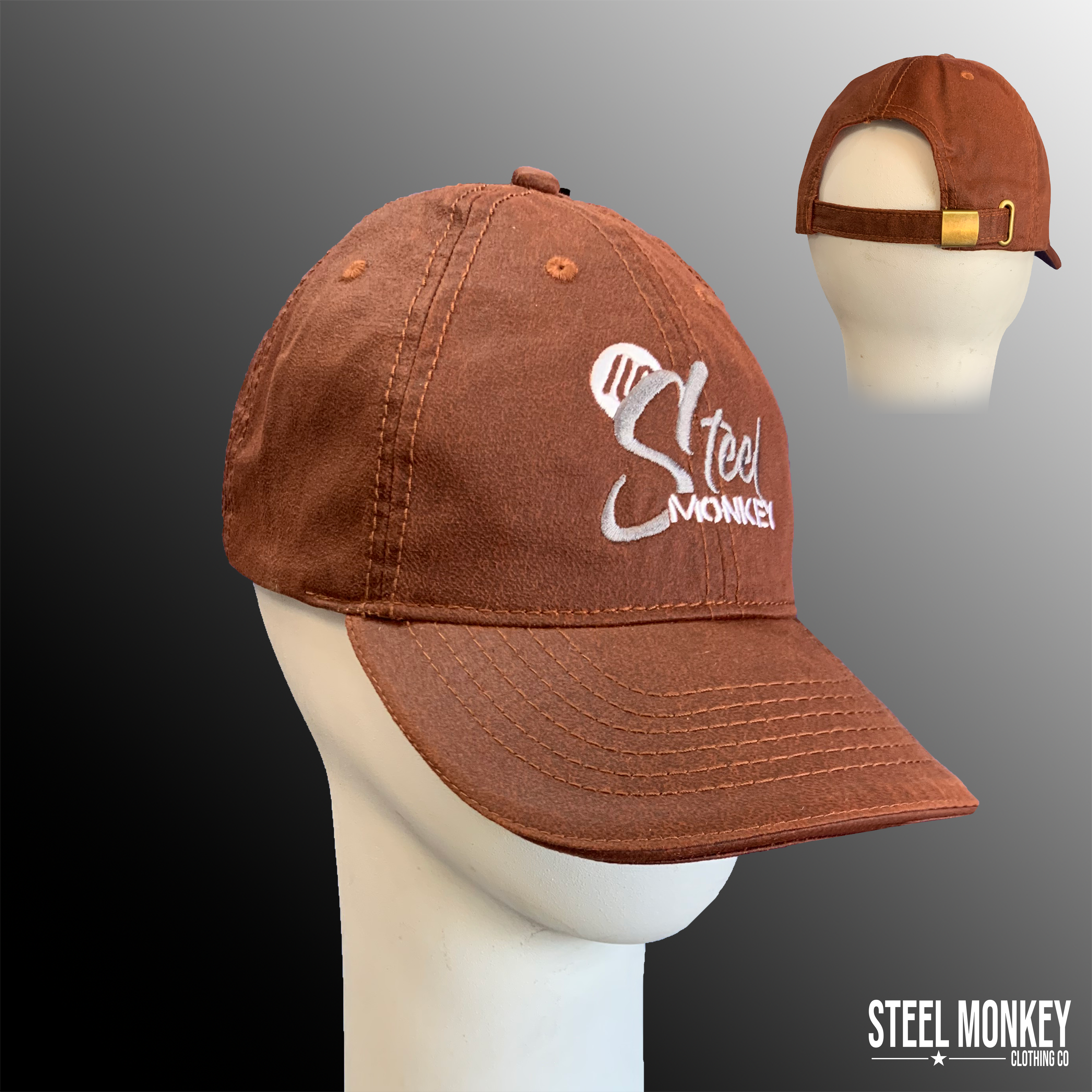 Brown Brushed Cap