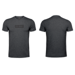 Mens T-Shirt - Charcoal - Minimalistic - Black