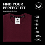 Steel Monkey™ Ladies' Plum Tee — Burgundy