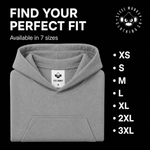 Steel Monkey™ Ladies' Ash Hoodie — Grey