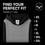 Steel Monkey™ Ladies' Duo Hoodie — Grey/Black
