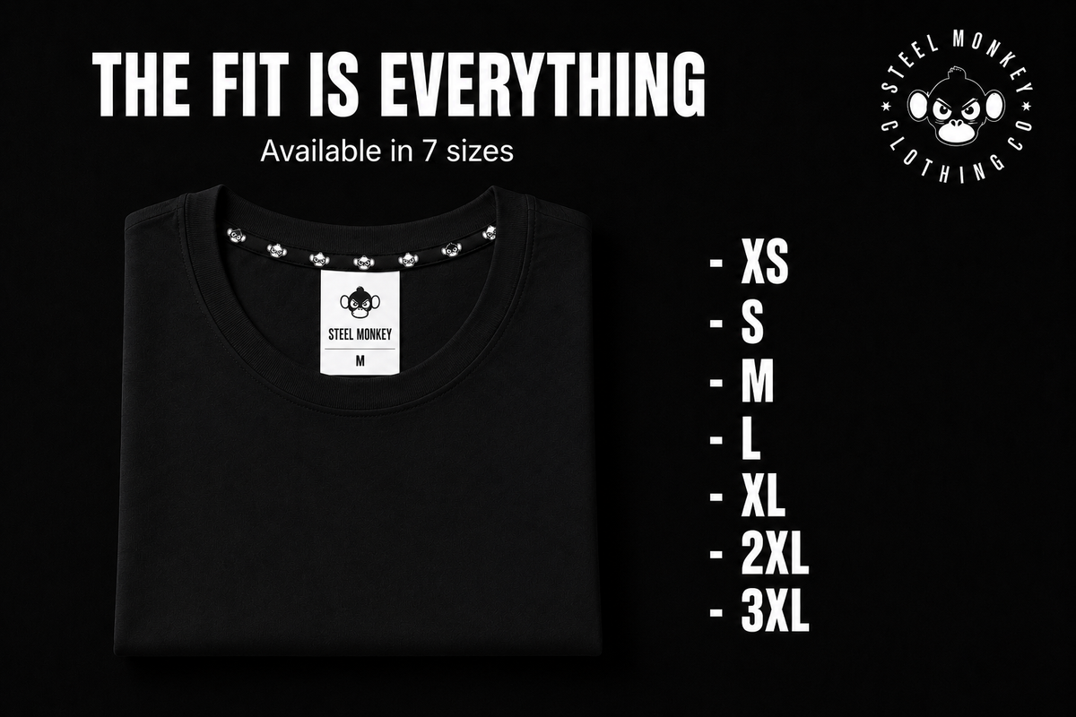 Steel Monkey - Ladies' Flex Tee — Black