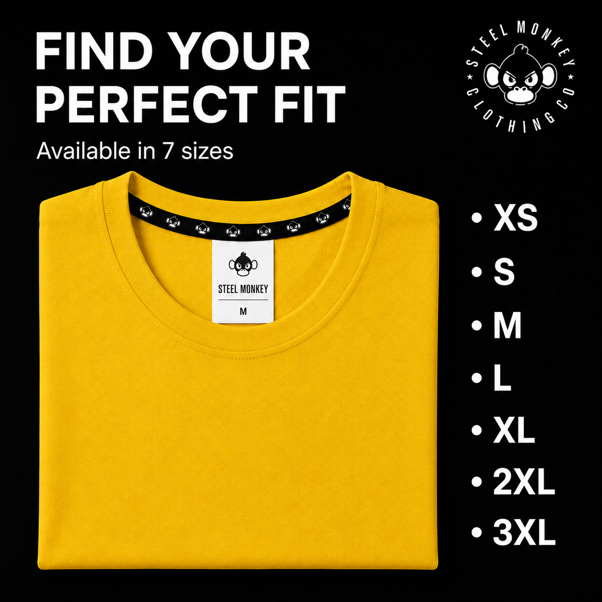 Steel Monkey - Ladies' Sunburst Tee — Yellow