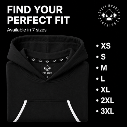 Steel Monkey - Men's Edge Hoodie — Black