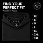 Steel Monkey™ Men's Shadow Hoodie — Black