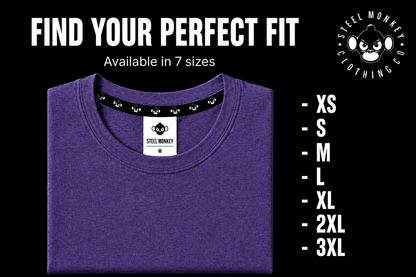 Steel Monkey - Ladies' Midnight Tee — Indigo Melange