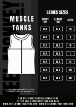 Steel Monkey™ — The Ladies Sculpt Tank (Black / 100% Cotton)