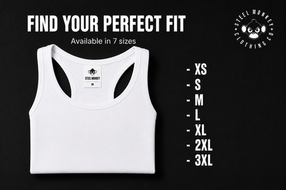 Steel Monkey  — The Ladies Crisp Vest (White Cotton)