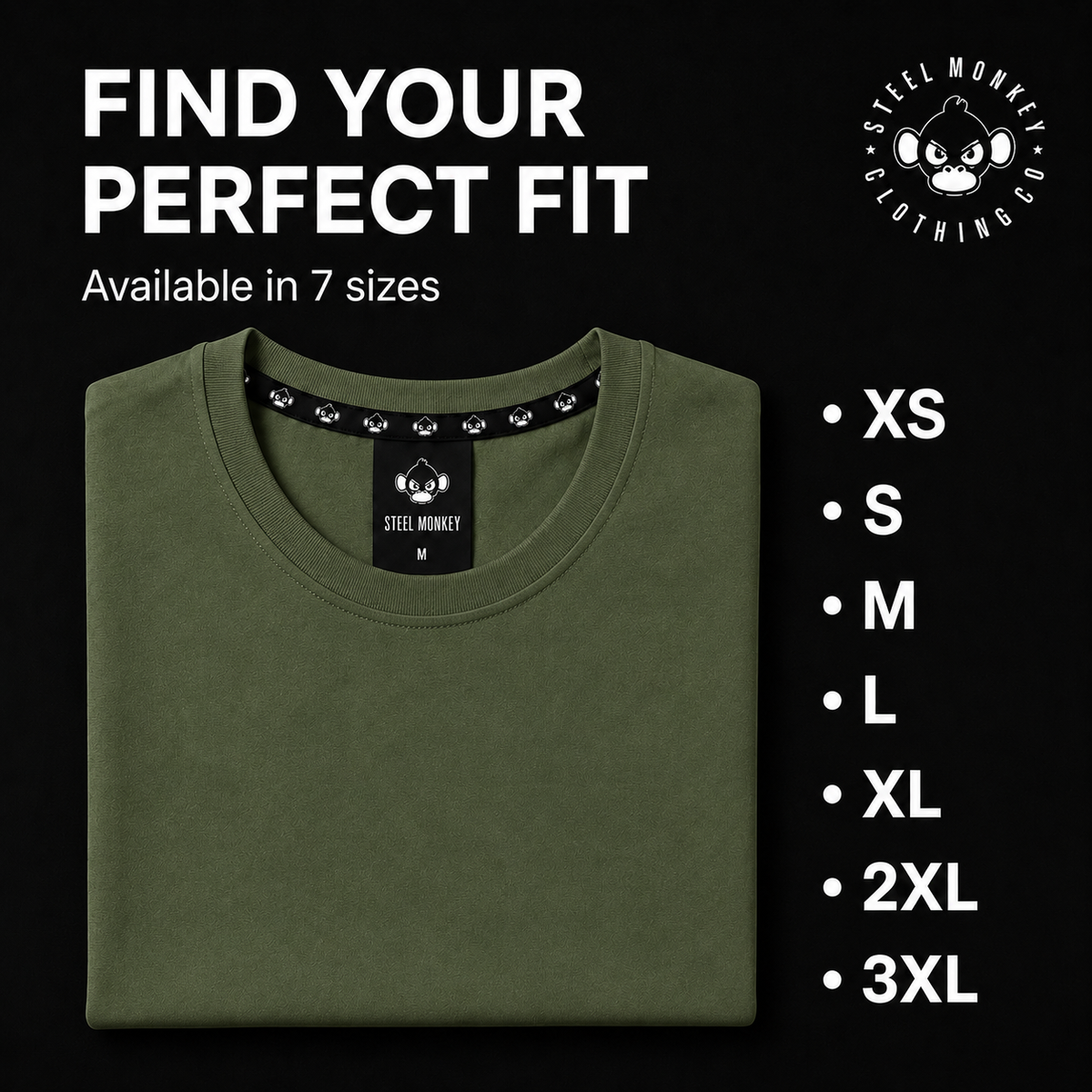 Steel Monkey - Men's Terrain Tee — Olive