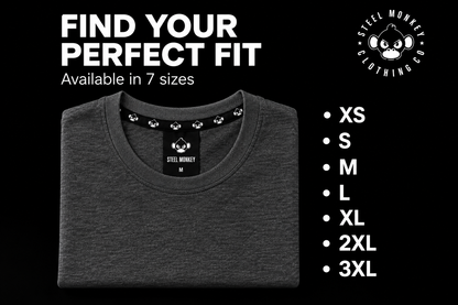 Steel Monkey - Men's Shadow Tee — Charcoal