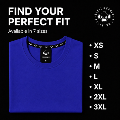 Steel Monkey - Men's Voltage Tee — Royal Blue