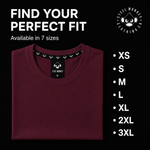 Steel Monkey™ Men's Prestige Tee — Burgundy
