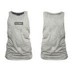 Ladies Muscle Tank - Grey - Minimalistic - Black