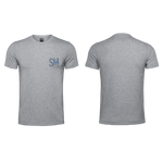 Ladies T-Shirt - Grey - Small - SM - Blue