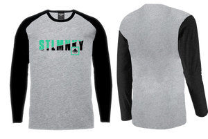 Unisex Classic Long Sleeve - Grey & Black - Turquoise & Black