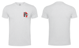 Ladies T-Shirt - White - Fusion - Pocket - Red & Black