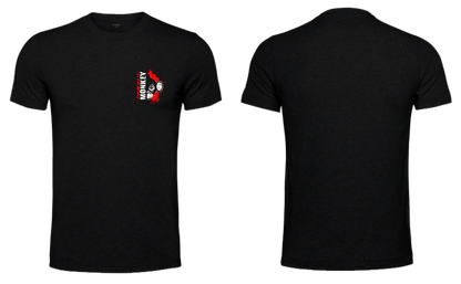 Fusion Mens T-Shirts - Black - Spandex