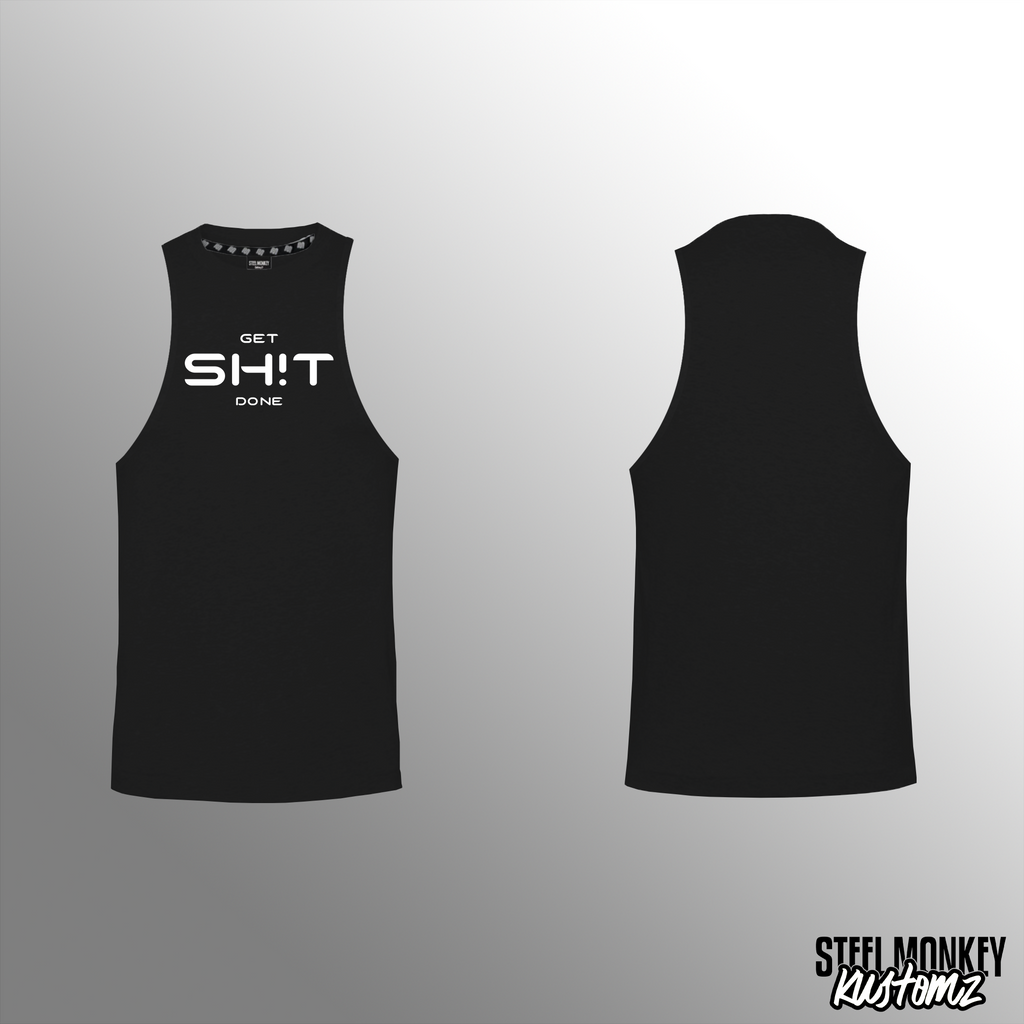 Get SH!T Done - Black - Muscle Tank