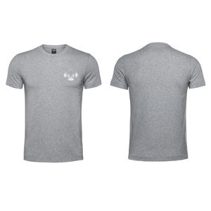 Mens T-Shirt - Grey - Melange  - Small - White Monkey - Grunge