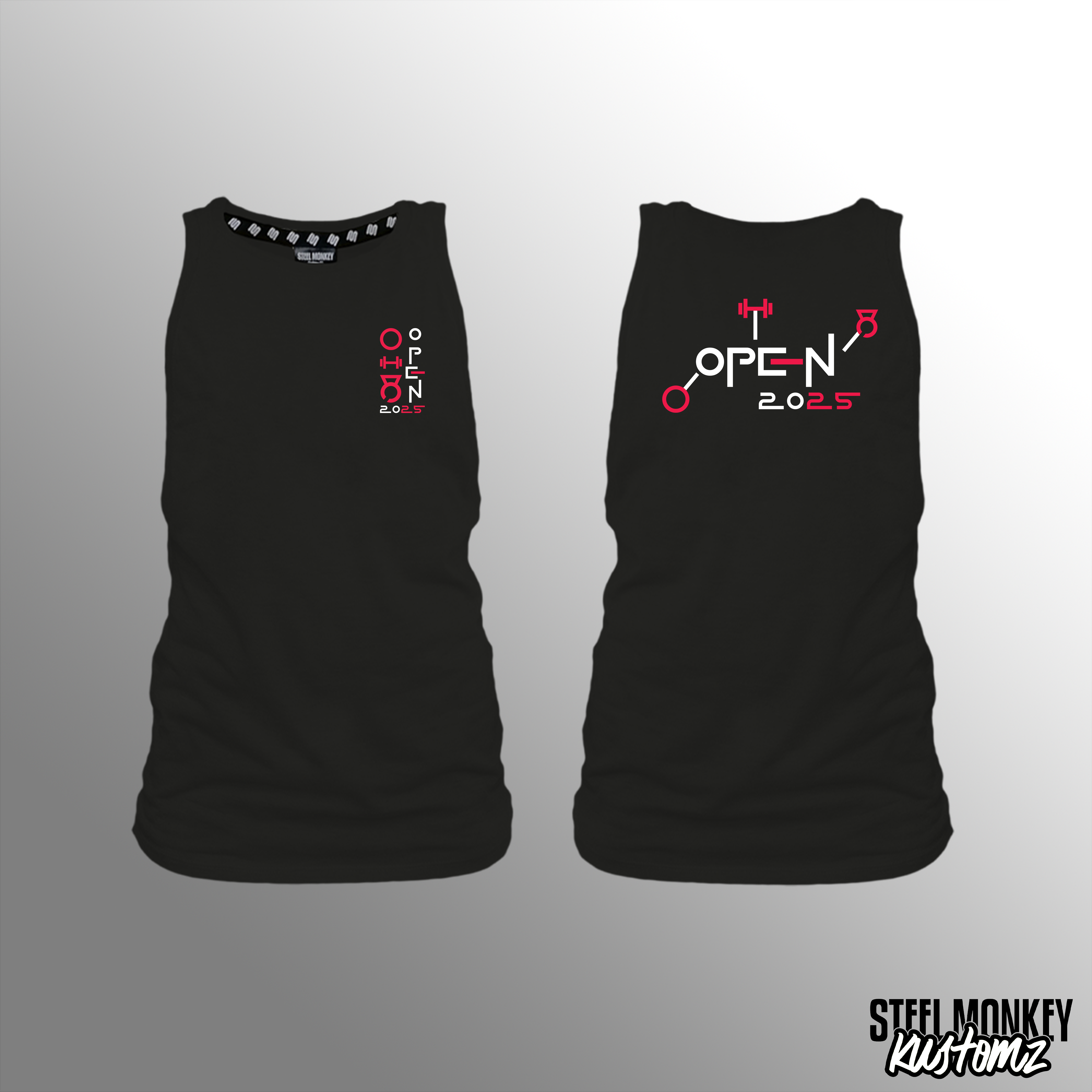 SG - Ladies - Open25 - Muscle Tanks - Pink