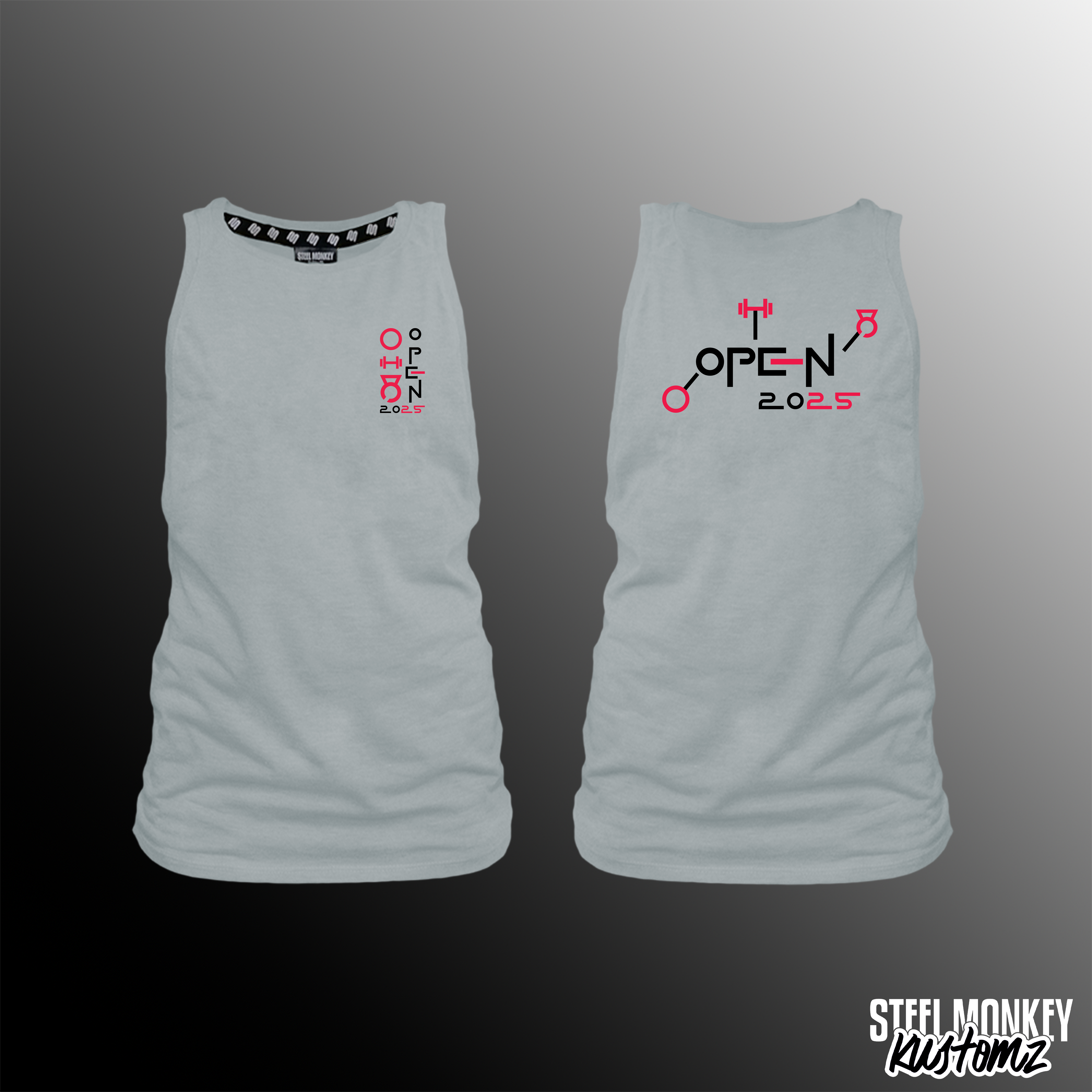 SG - Ladies - Open25 - Muscle Tanks - Pink