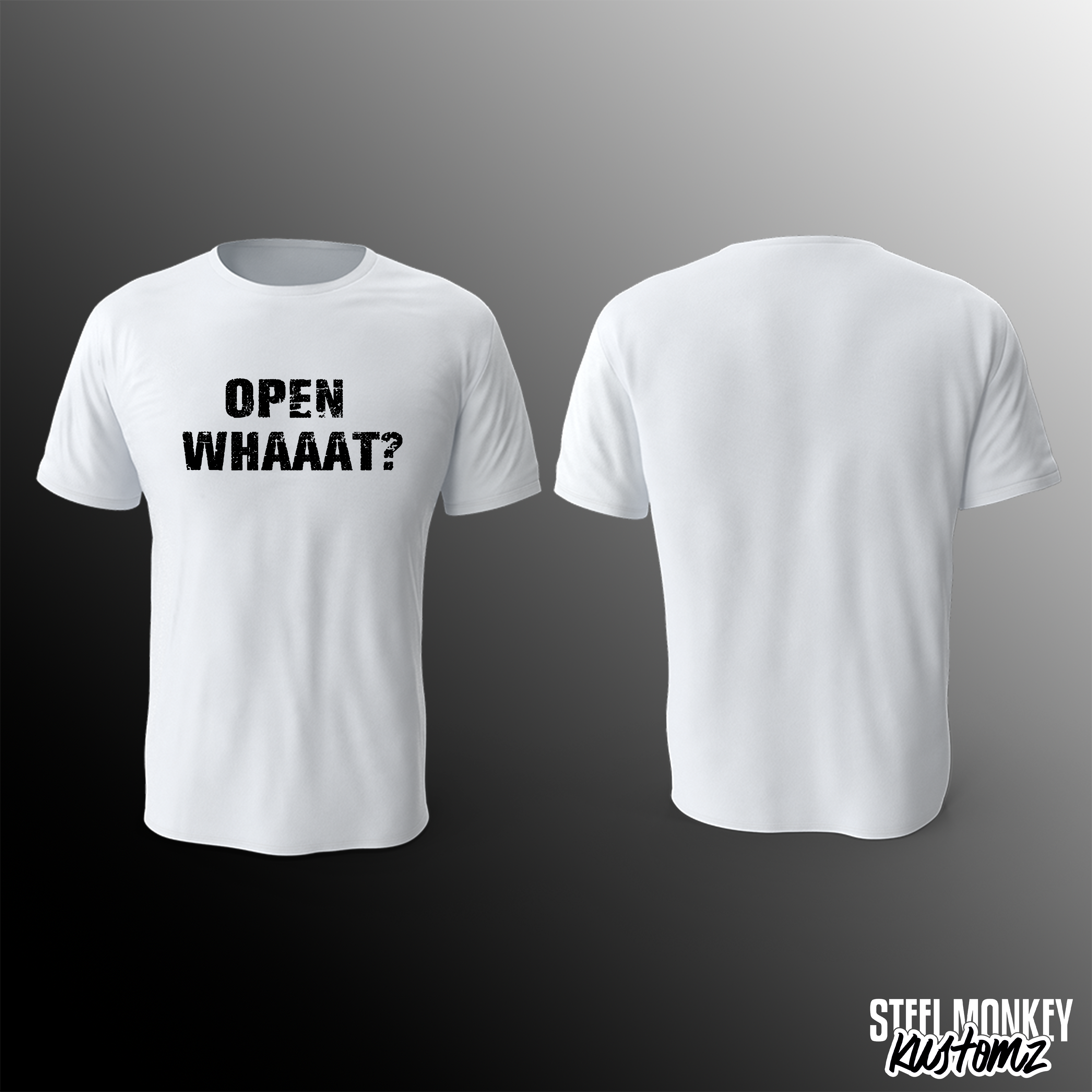 Open Whaaat! - Open25 - T-Shirt - White