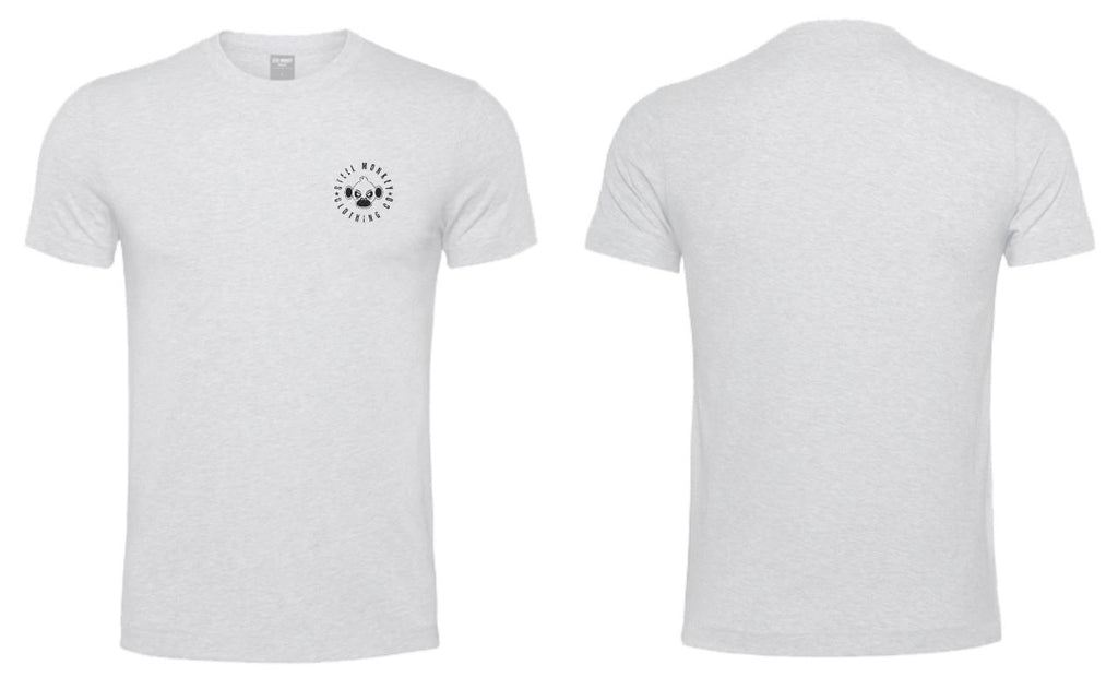 Ladies Performance Fitted T-Shirt - White - SM Monkey - Black