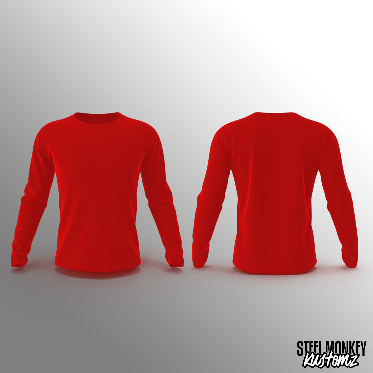 Unisex Long Sleeves - Blank - Red