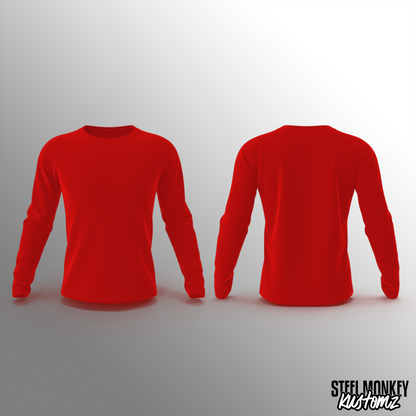 Unisex Long Sleeves - Blank - Red