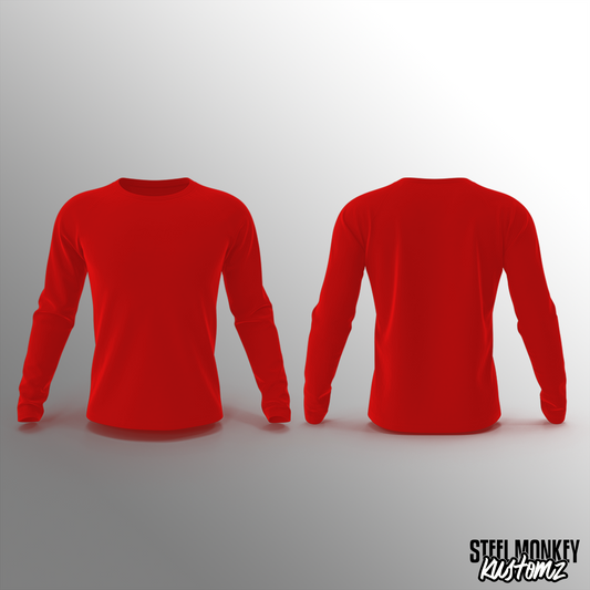 Unisex Long Sleeves - Blank - Red