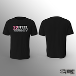 Ladies T-Shirt - Black - Est 17 Design - Pink