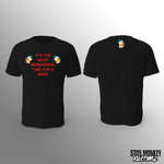 SM Christmas - T-Shirt - Black - Time for a Beer - Red