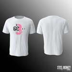 Ladies - T-Shirt - White - 3,2,1 GO - Pink