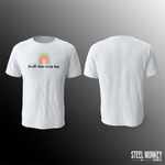 Small Steps - T-Shirt - White - Rainbow