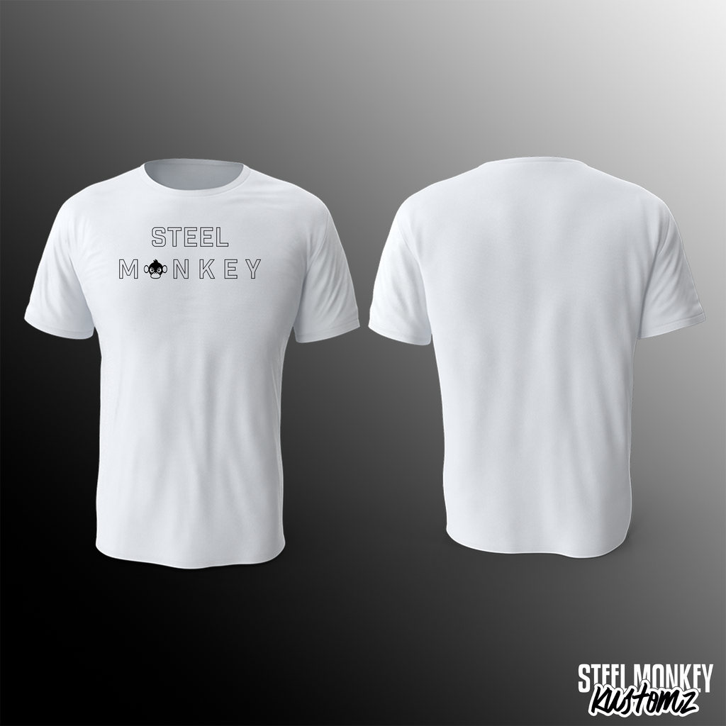 Ladies - Outline - T-Shirts - Monkey - Chest