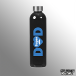 Kooshty Pura Plus Glass Water Bottle – 750ml - Black - Super Dad