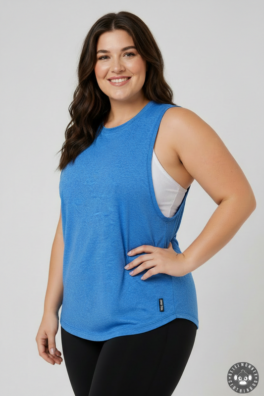 Steel Monkey  — The Ladies Everyday Muscle (Blue Melange)